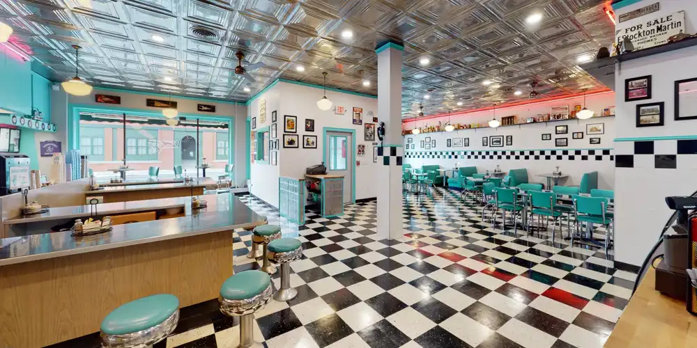 Newly renovated dining room 2023