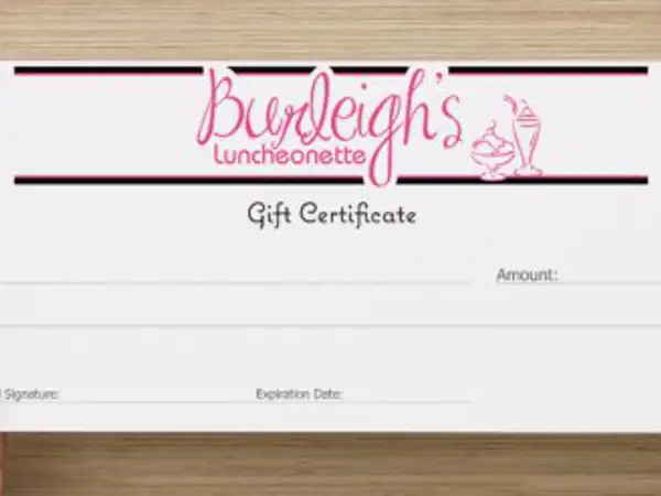 Gift Certificate